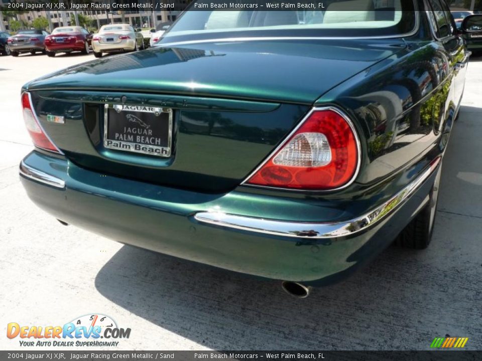 2004 Jaguar XJ XJR Jaguar Racing Green Metallic / Sand Photo #7