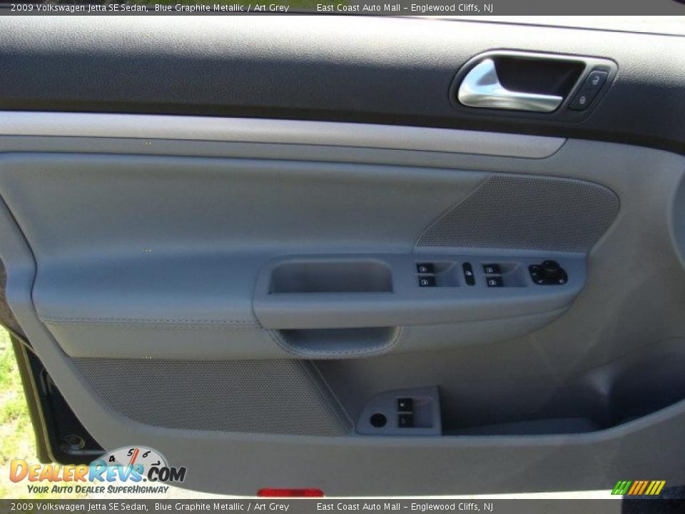 2009 Volkswagen Jetta SE Sedan Blue Graphite Metallic / Art Grey Photo #6