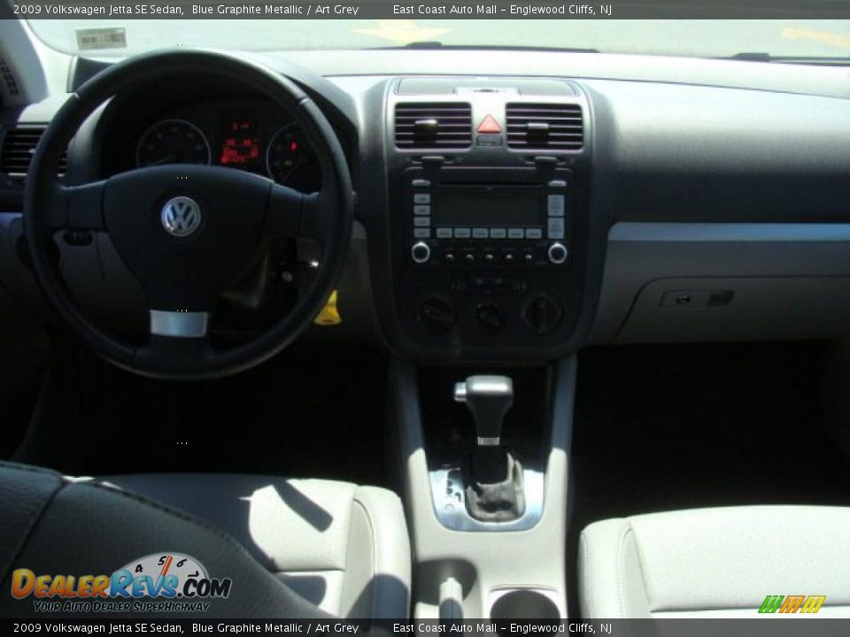 2009 Volkswagen Jetta SE Sedan Blue Graphite Metallic / Art Grey Photo #9