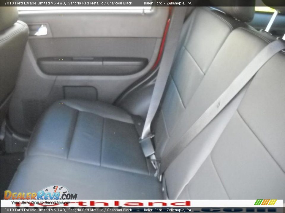2010 Ford Escape Limited V6 4WD Sangria Red Metallic / Charcoal Black Photo #15