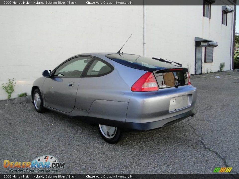 2002 Honda Insight Hybrid Sebring Silver / Black Photo #11