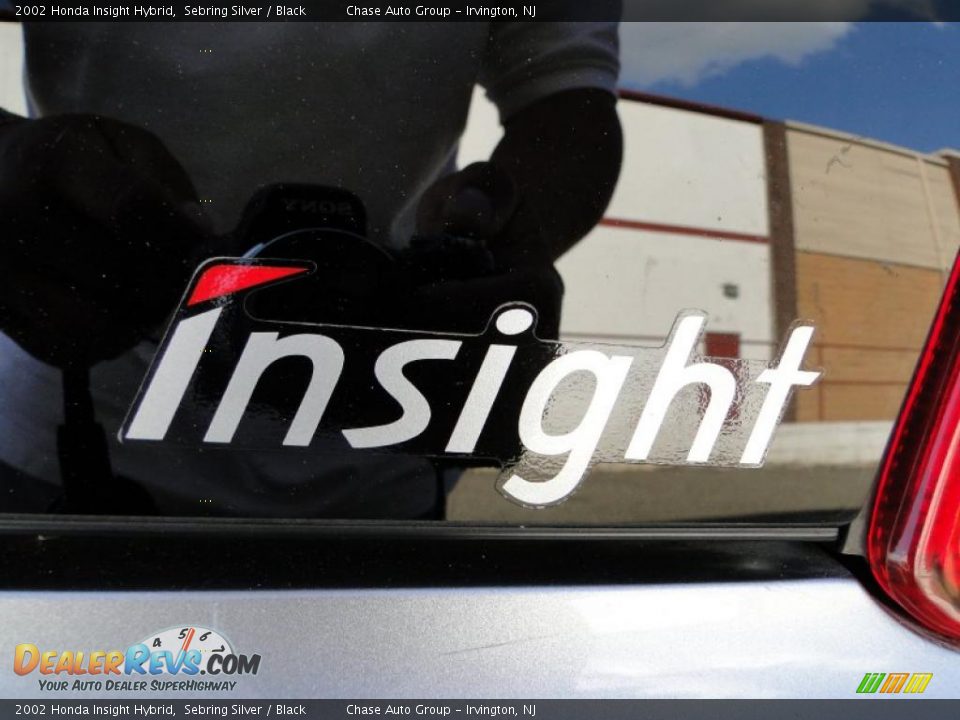 2002 Honda Insight Hybrid Sebring Silver / Black Photo #13