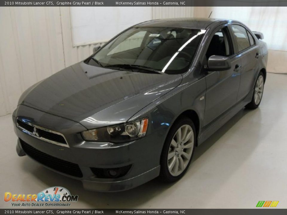 2010 Mitsubishi Lancer GTS Graphite Gray Pearl / Black Photo #1