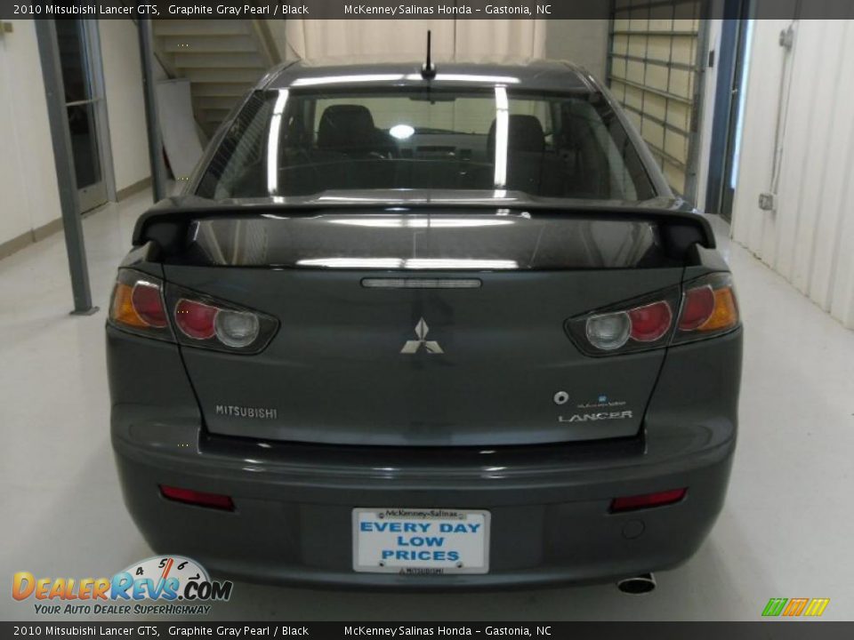 2010 Mitsubishi Lancer GTS Graphite Gray Pearl / Black Photo #3