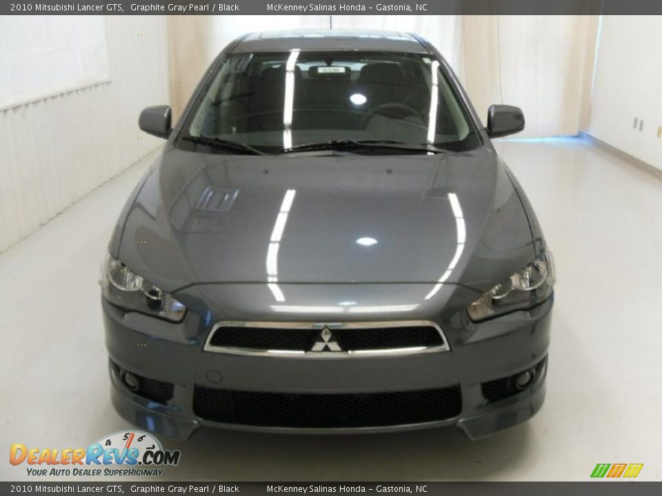 2010 Mitsubishi Lancer GTS Graphite Gray Pearl / Black Photo #6