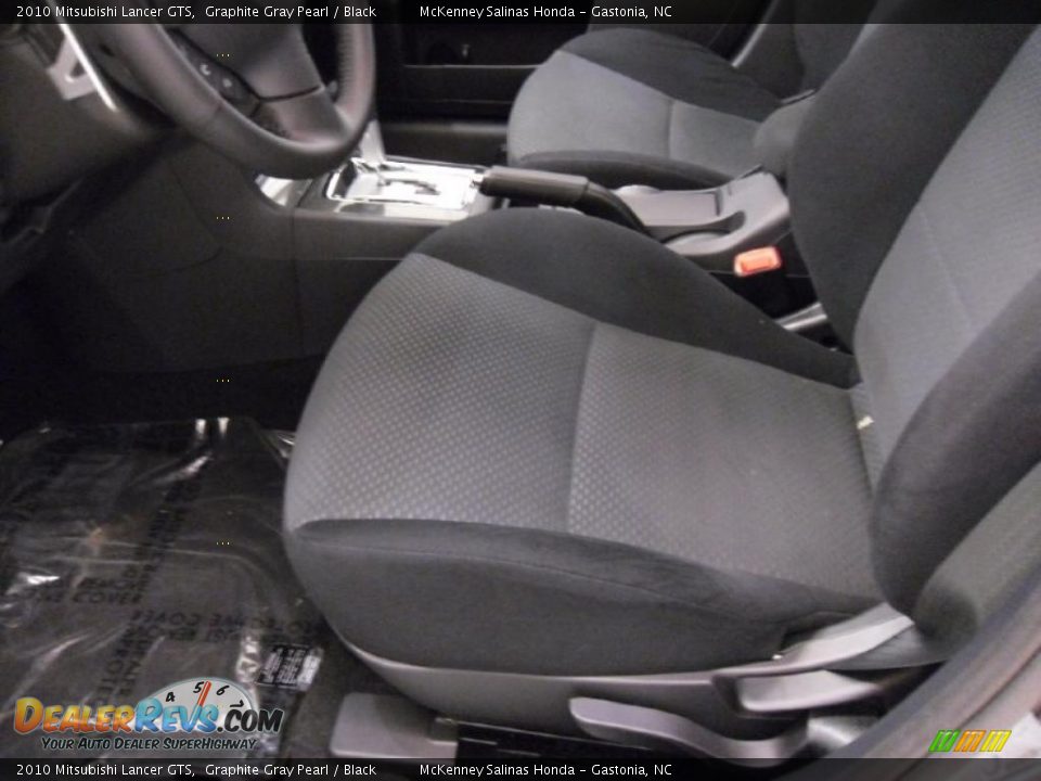 2010 Mitsubishi Lancer GTS Graphite Gray Pearl / Black Photo #8