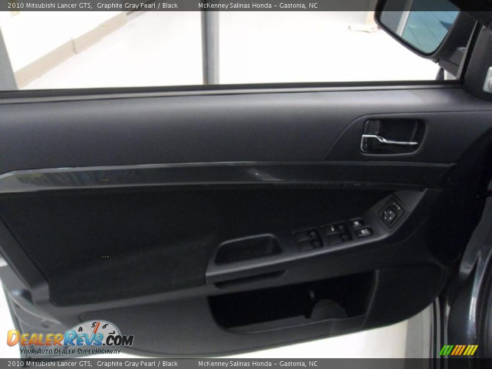 2010 Mitsubishi Lancer GTS Graphite Gray Pearl / Black Photo #10