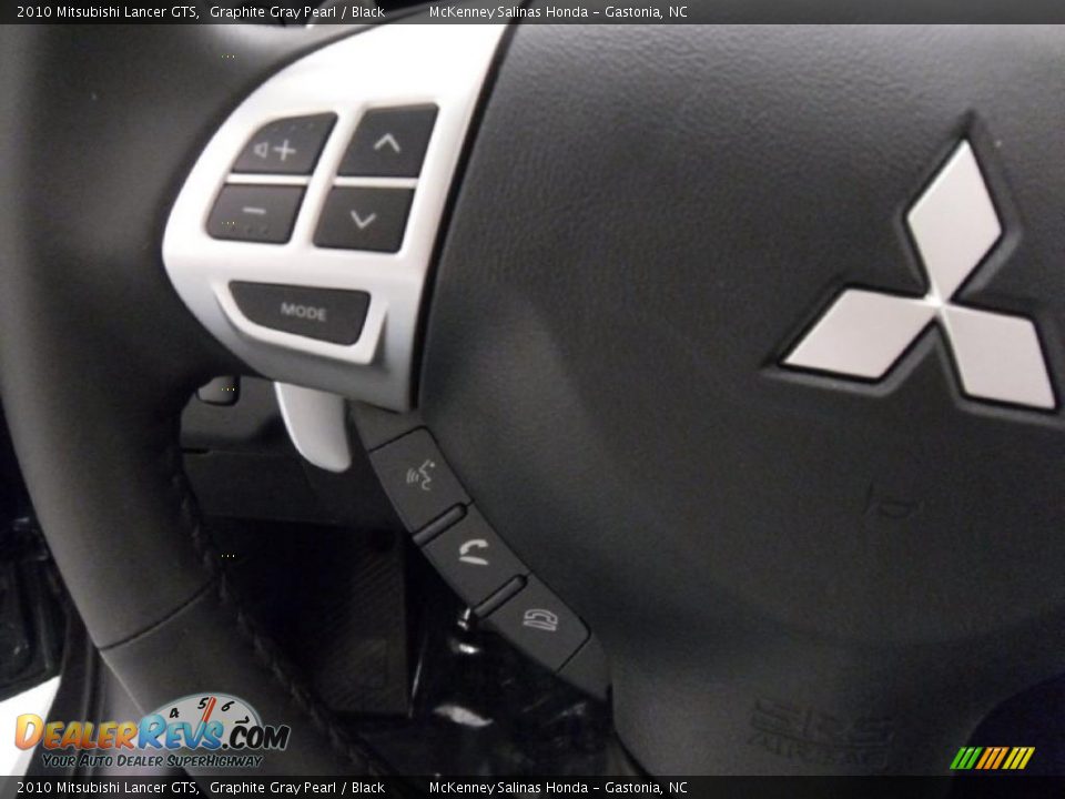 2010 Mitsubishi Lancer GTS Graphite Gray Pearl / Black Photo #11