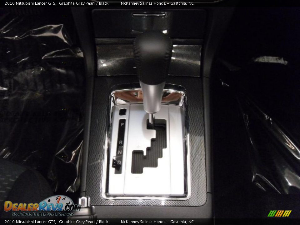 2010 Mitsubishi Lancer GTS Graphite Gray Pearl / Black Photo #13