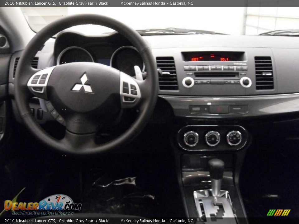 2010 Mitsubishi Lancer GTS Graphite Gray Pearl / Black Photo #15