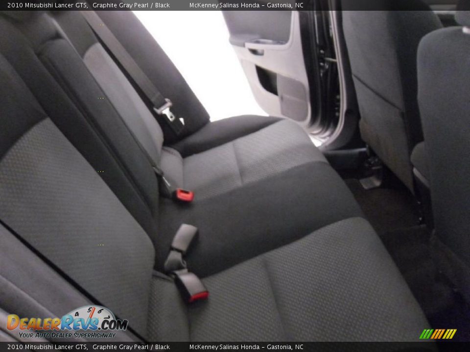 2010 Mitsubishi Lancer GTS Graphite Gray Pearl / Black Photo #18