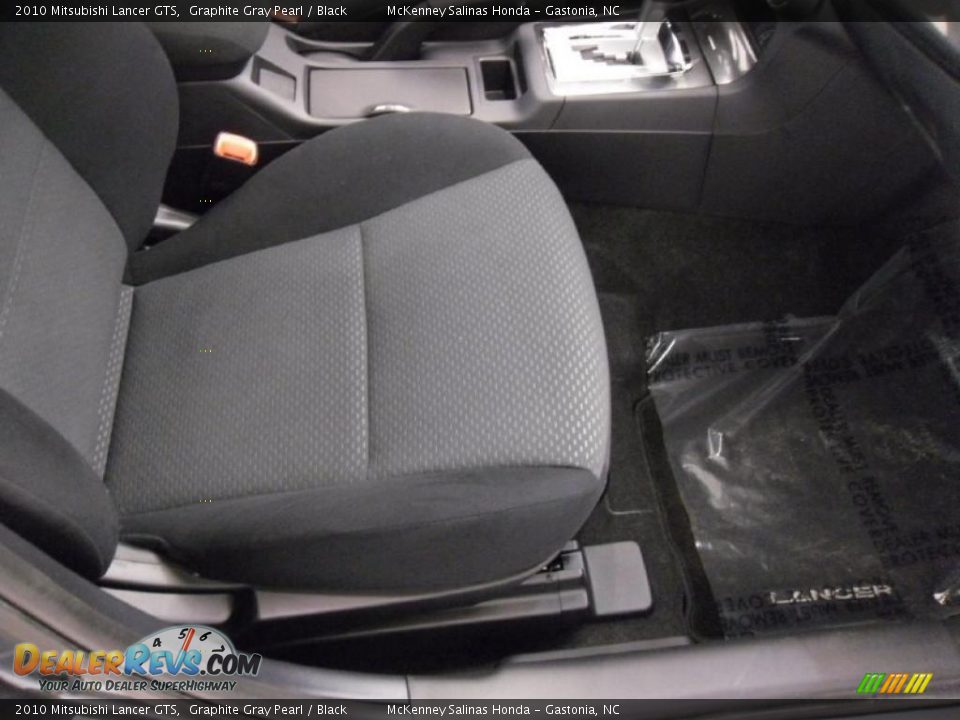 2010 Mitsubishi Lancer GTS Graphite Gray Pearl / Black Photo #19