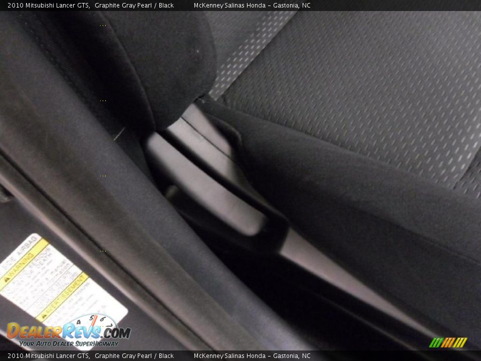 2010 Mitsubishi Lancer GTS Graphite Gray Pearl / Black Photo #20