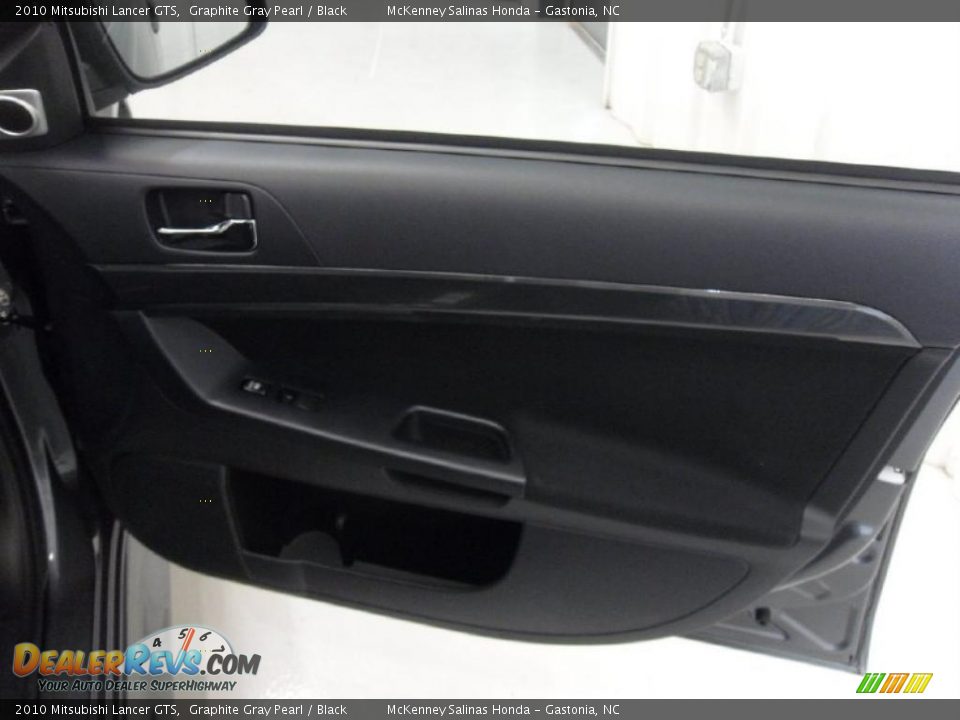 2010 Mitsubishi Lancer GTS Graphite Gray Pearl / Black Photo #21