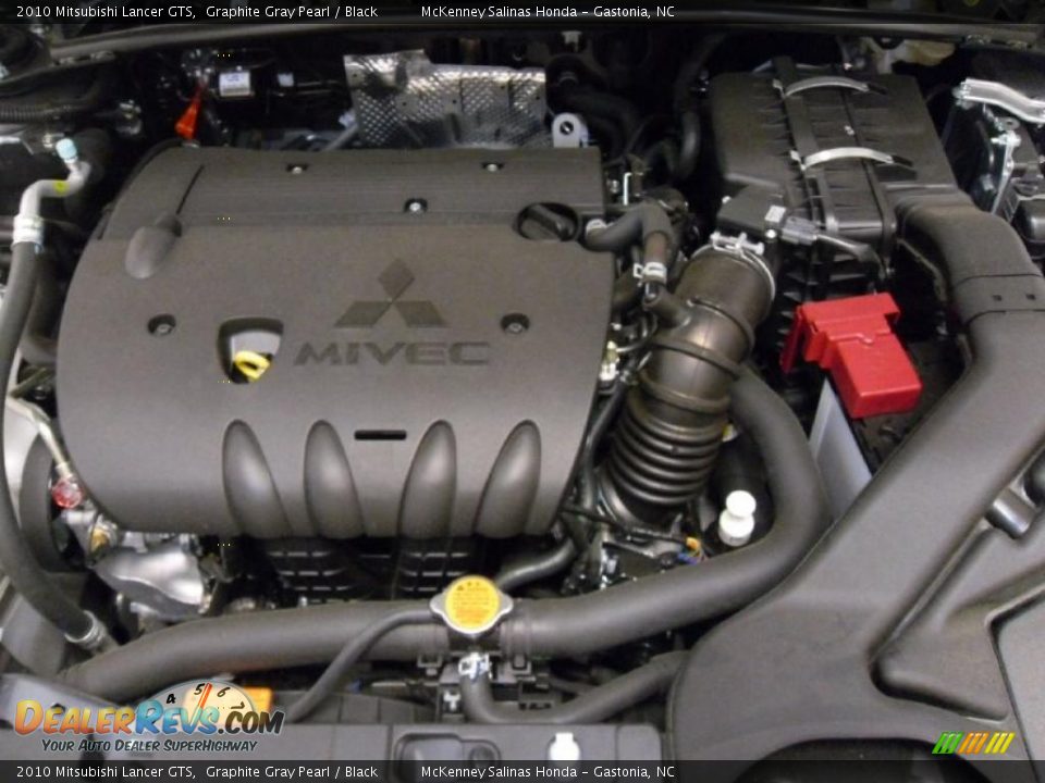2010 Mitsubishi Lancer GTS Graphite Gray Pearl / Black Photo #25