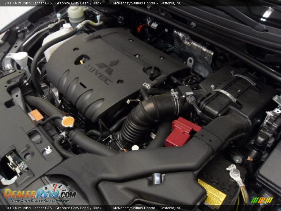 2010 Mitsubishi Lancer GTS Graphite Gray Pearl / Black Photo #26