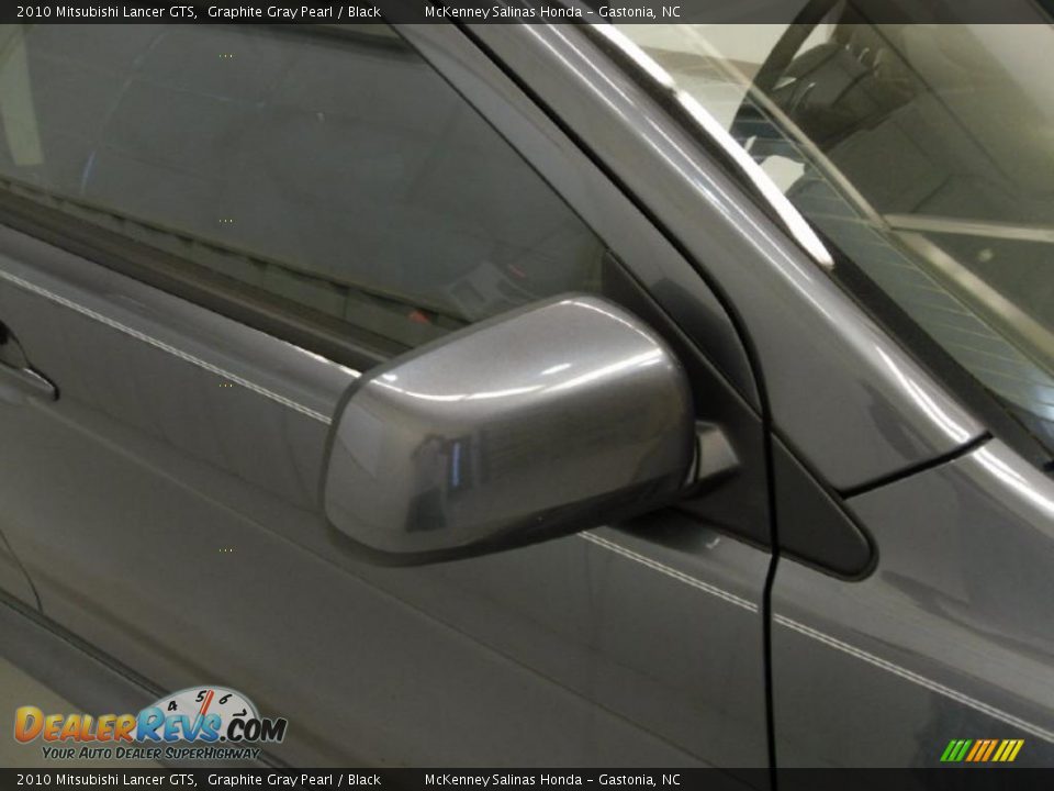 2010 Mitsubishi Lancer GTS Graphite Gray Pearl / Black Photo #27