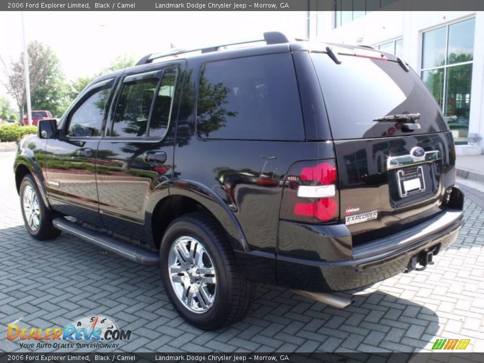 2006 Ford Explorer Limited Black / Camel Photo #3