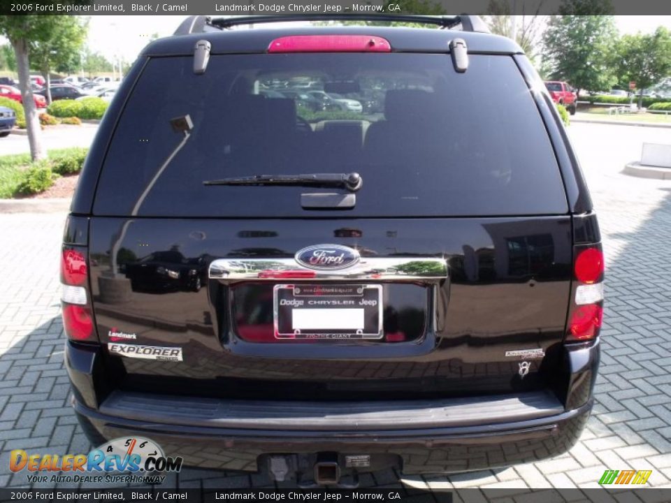 2006 Ford Explorer Limited Black / Camel Photo #4