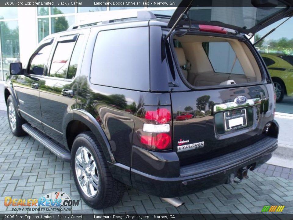 2006 Ford Explorer Limited Black / Camel Photo #15