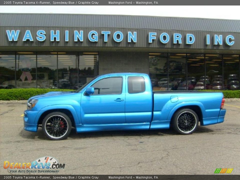 2005 Toyota Tacoma X-Runner Speedway Blue / Graphite Gray Photo #1