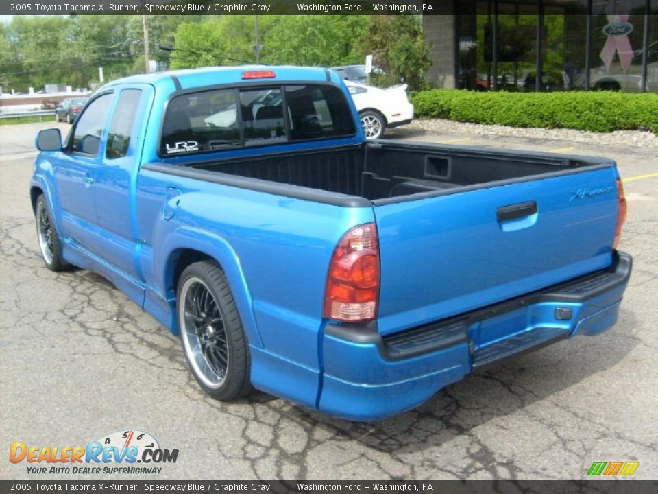 2005 Toyota Tacoma X-Runner Speedway Blue / Graphite Gray Photo #2