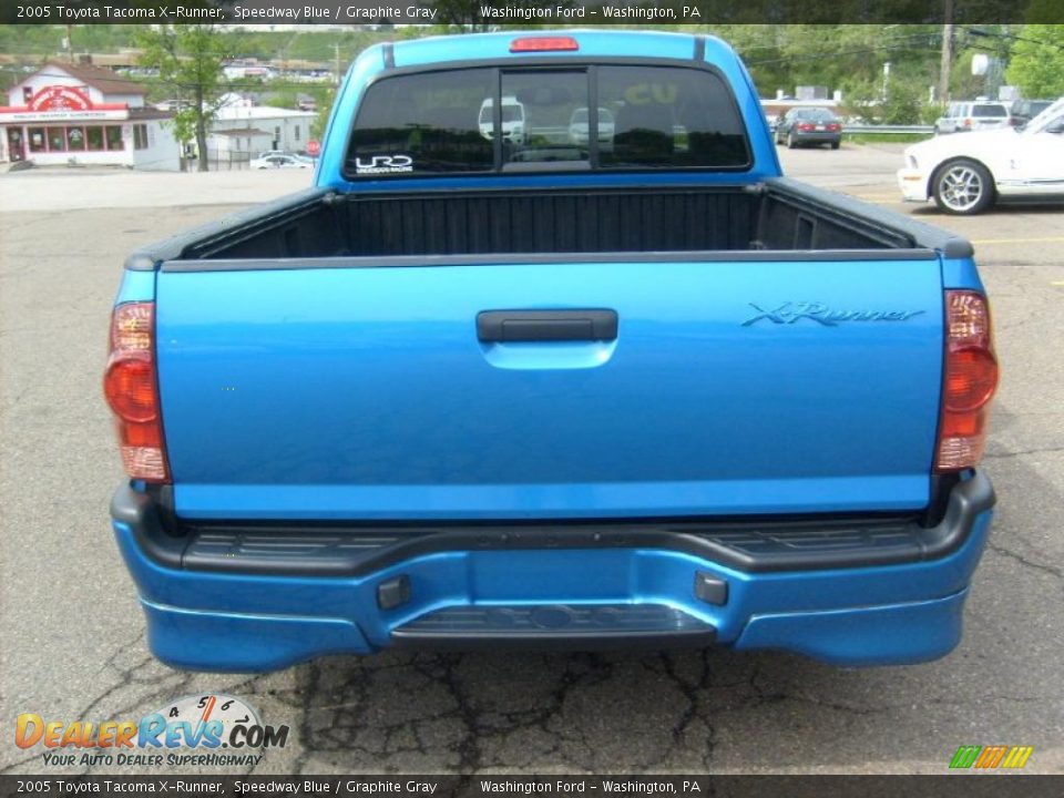 2005 Toyota Tacoma X-Runner Speedway Blue / Graphite Gray Photo #3