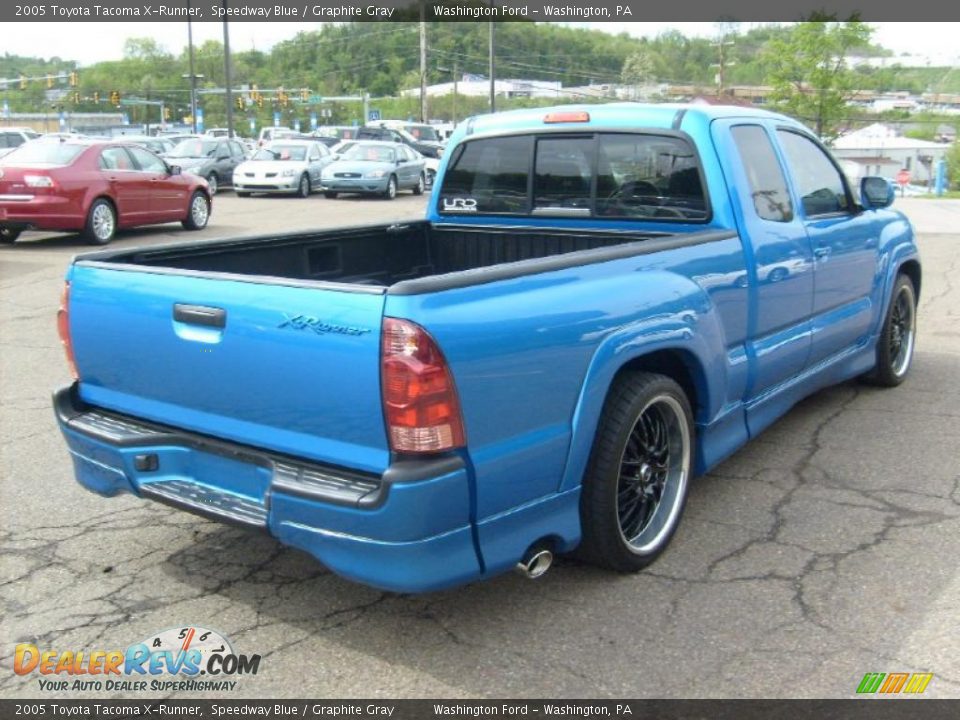 2005 Toyota Tacoma X-Runner Speedway Blue / Graphite Gray Photo #4