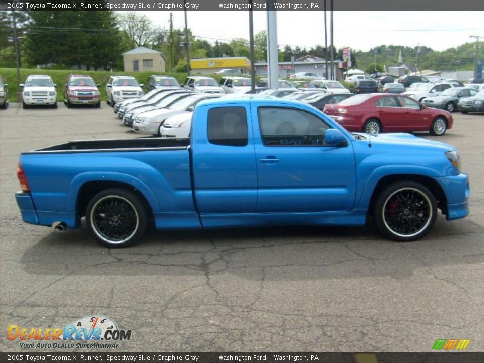 2005 Toyota Tacoma X-Runner Speedway Blue / Graphite Gray Photo #5