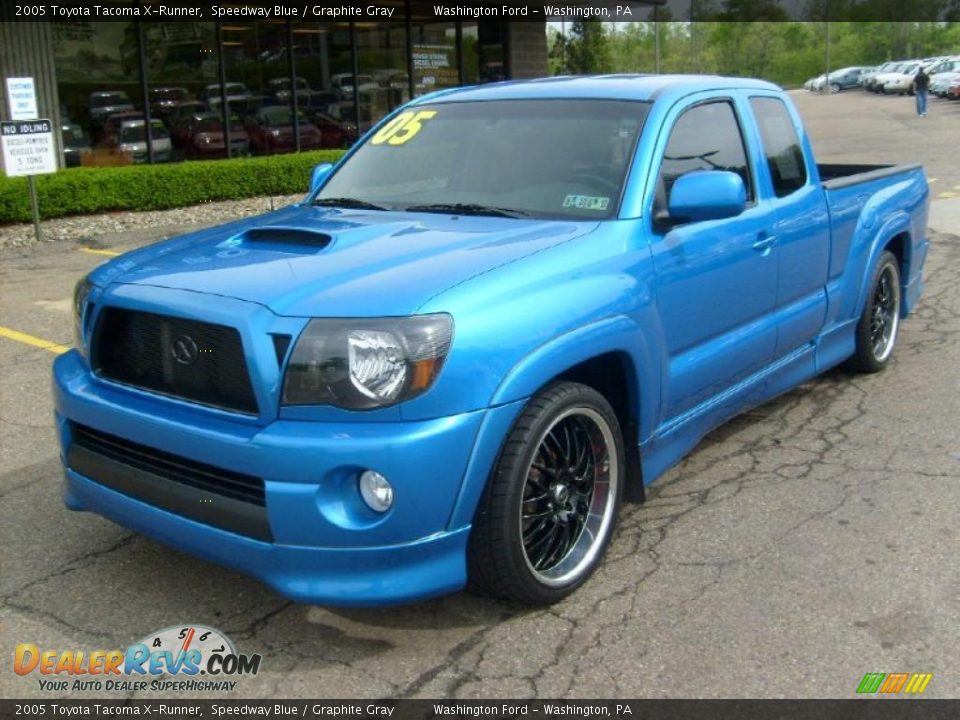 2005 toyota tacoma speedway blue #7