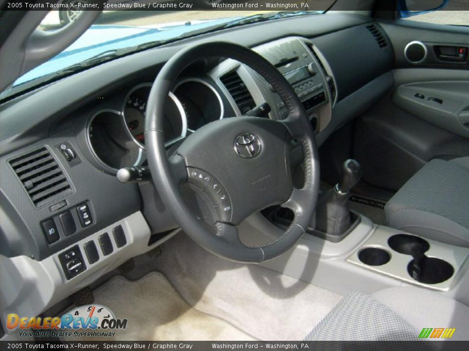 2005 Toyota Tacoma X-Runner Speedway Blue / Graphite Gray Photo #11