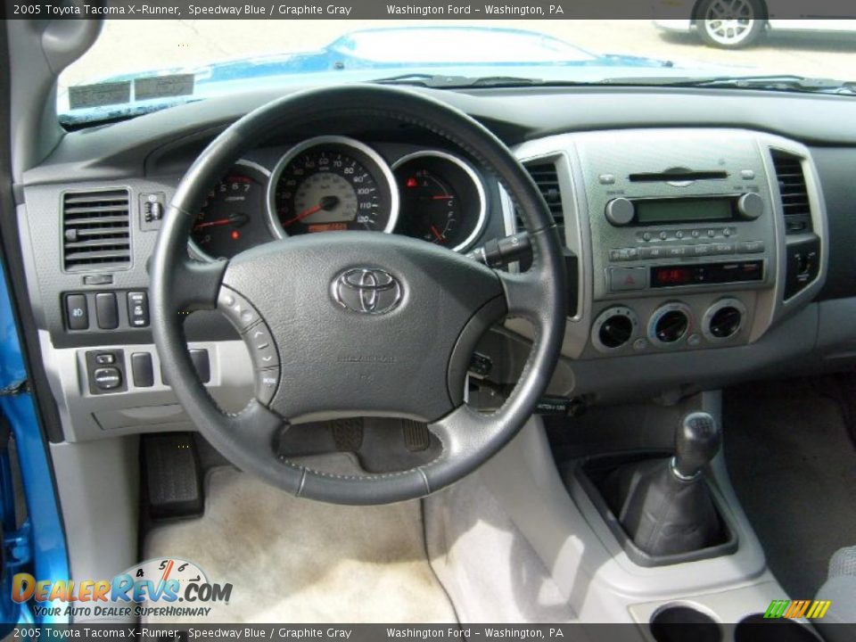 2005 Toyota Tacoma X-Runner Speedway Blue / Graphite Gray Photo #14