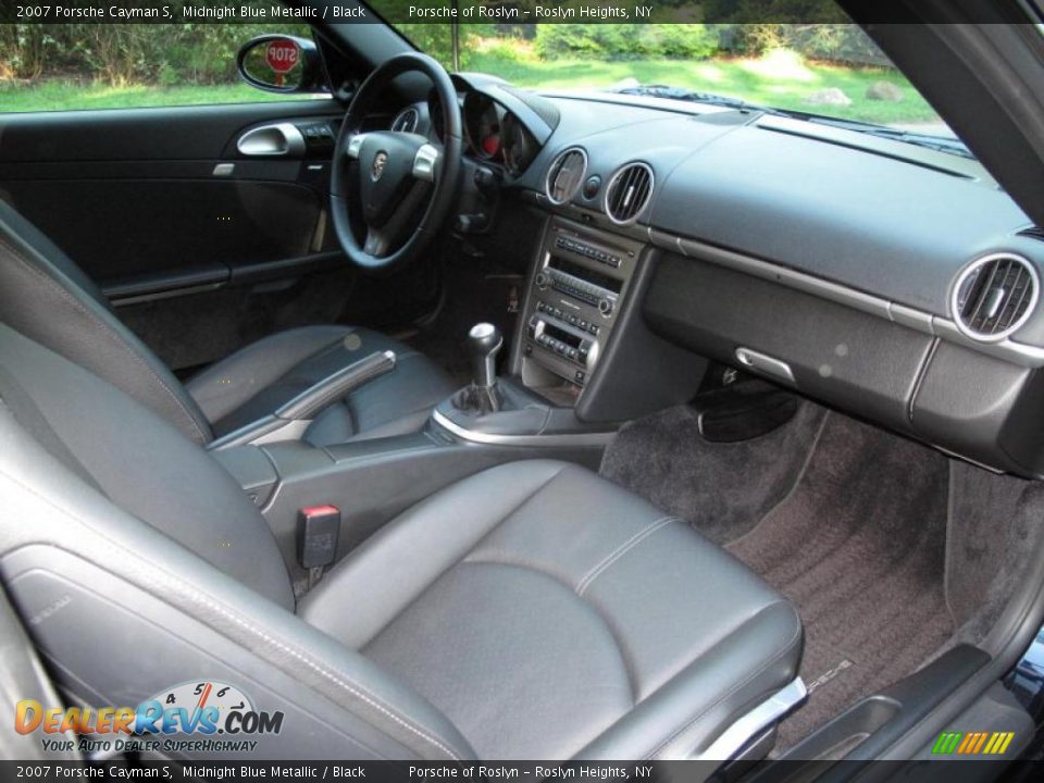 2007 Porsche Cayman S Midnight Blue Metallic / Black Photo #12