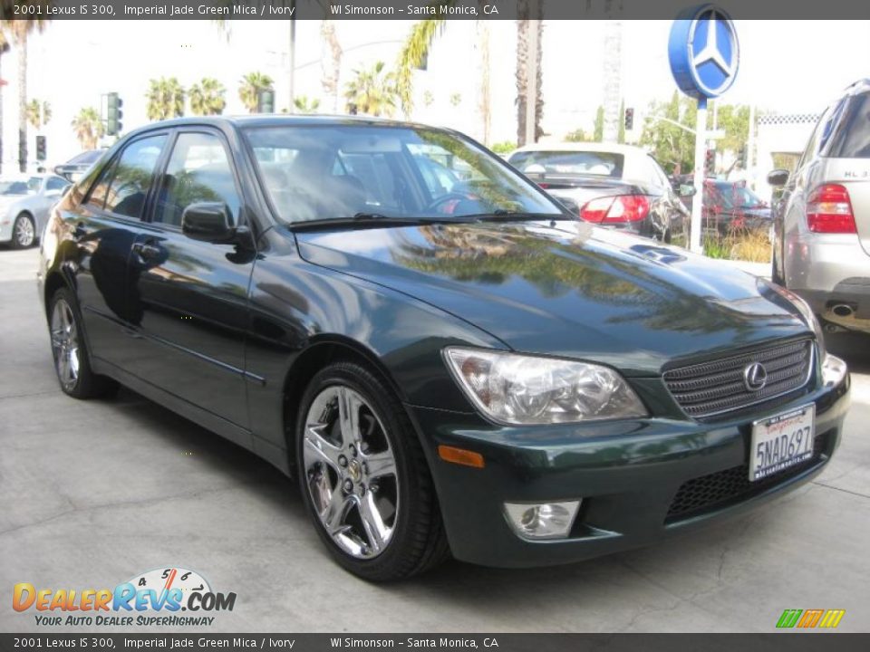 2001 Lexus IS 300 Imperial Jade Green Mica / Ivory Photo #1