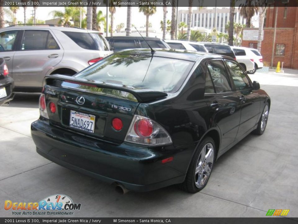 2001 Lexus IS 300 Imperial Jade Green Mica / Ivory Photo #3