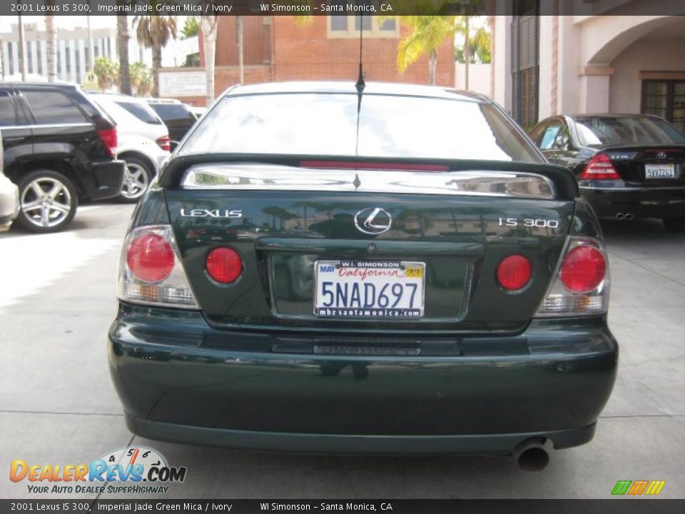2001 Lexus IS 300 Imperial Jade Green Mica / Ivory Photo #4