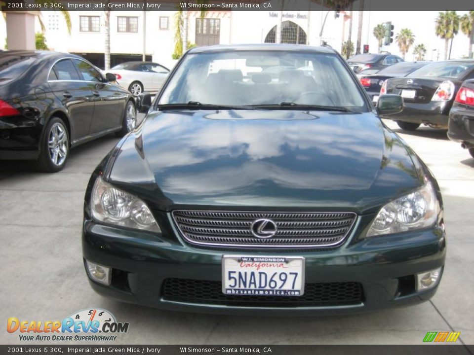 2001 Lexus IS 300 Imperial Jade Green Mica / Ivory Photo #7