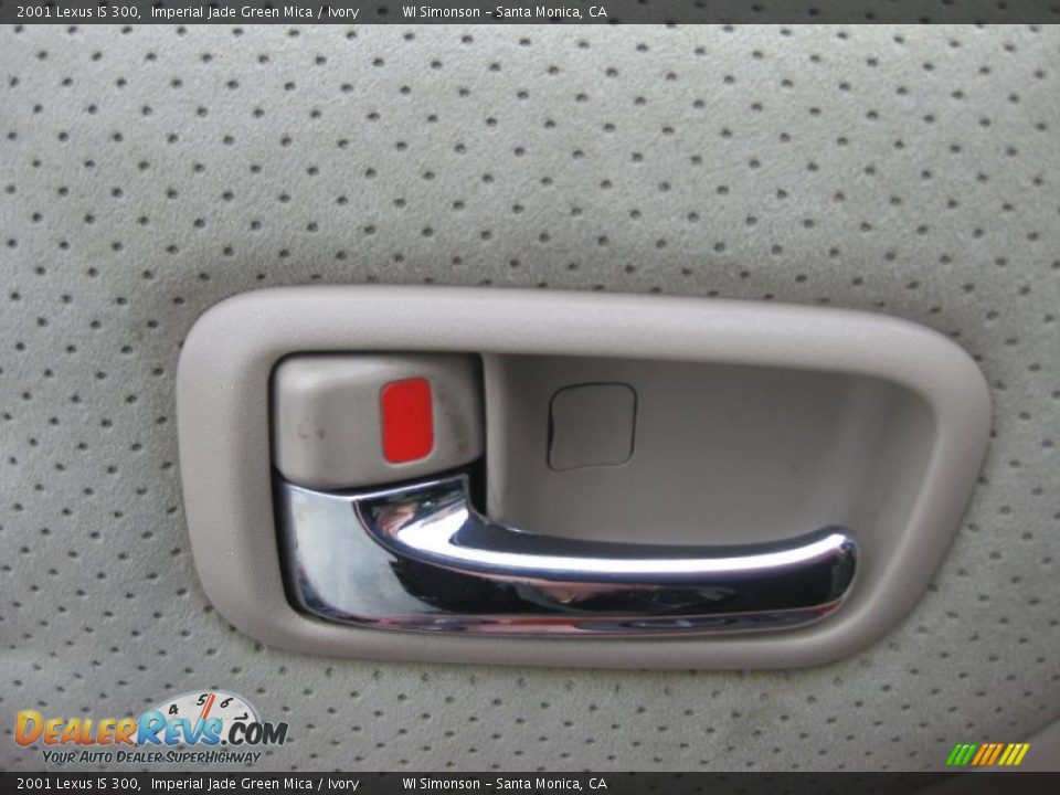 2001 Lexus IS 300 Imperial Jade Green Mica / Ivory Photo #8