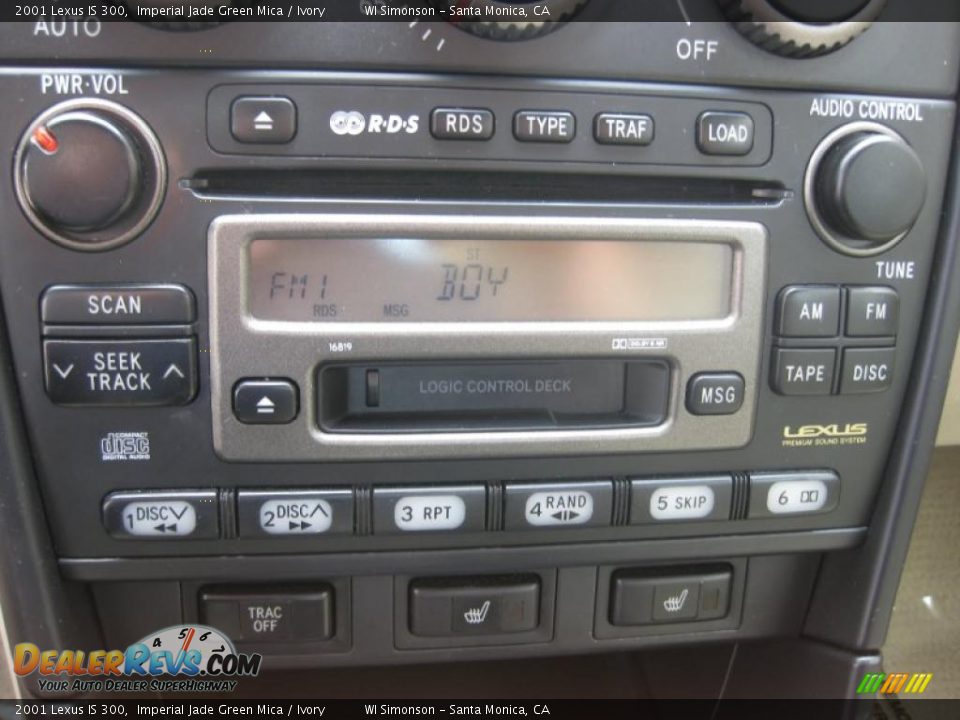 2001 Lexus IS 300 Imperial Jade Green Mica / Ivory Photo #12