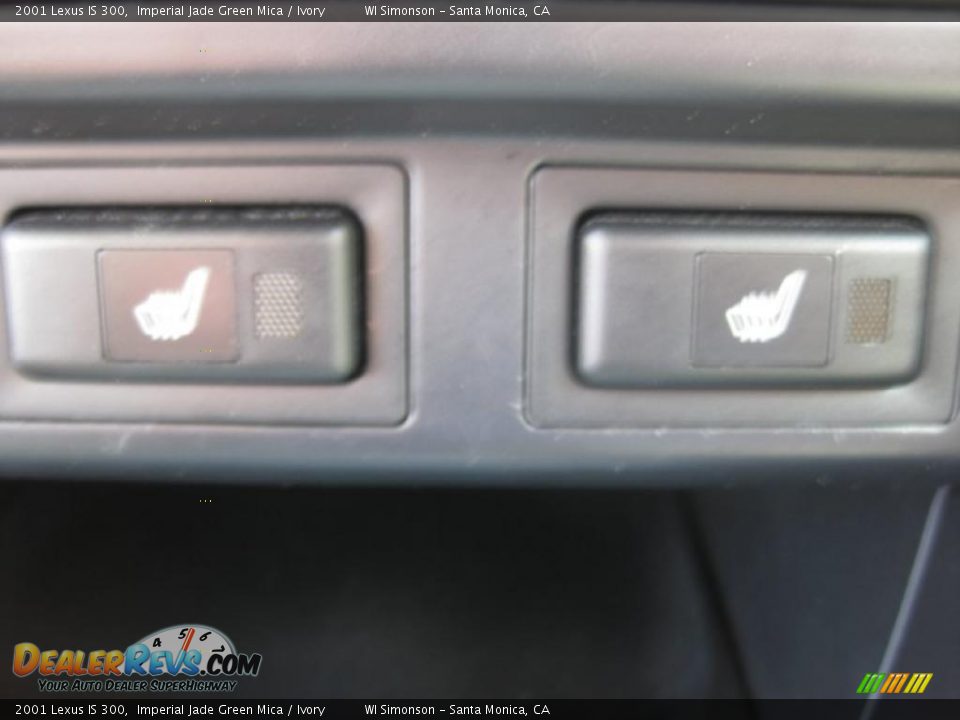 2001 Lexus IS 300 Imperial Jade Green Mica / Ivory Photo #15