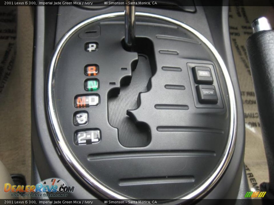 2001 Lexus IS 300 Imperial Jade Green Mica / Ivory Photo #16
