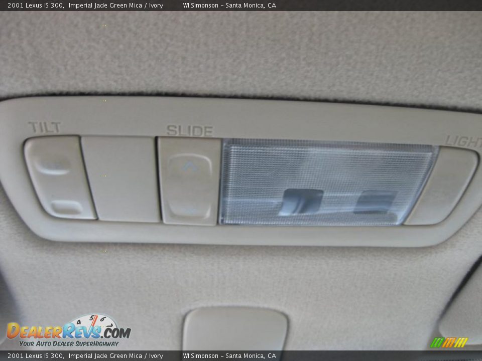 2001 Lexus IS 300 Imperial Jade Green Mica / Ivory Photo #19