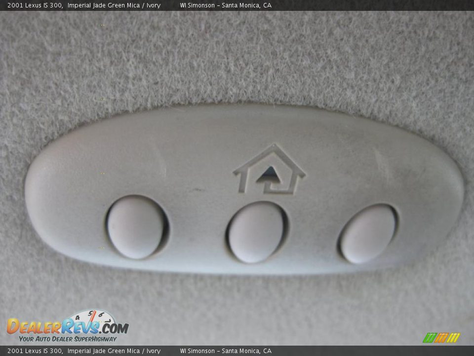 2001 Lexus IS 300 Imperial Jade Green Mica / Ivory Photo #21