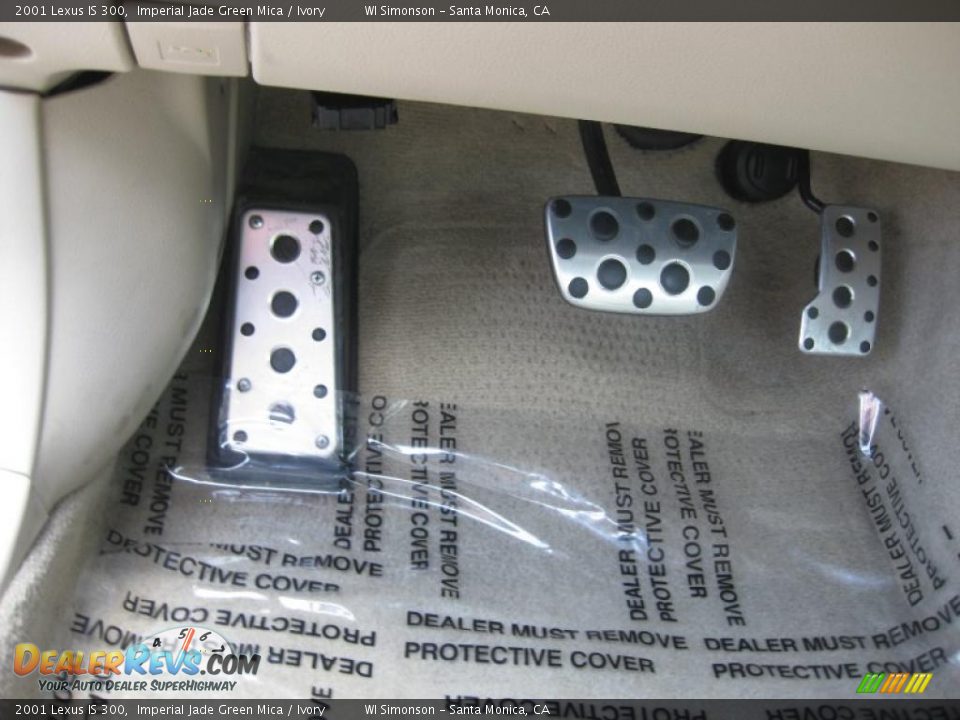 2001 Lexus IS 300 Imperial Jade Green Mica / Ivory Photo #22