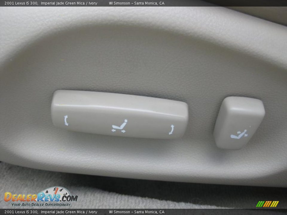 2001 Lexus IS 300 Imperial Jade Green Mica / Ivory Photo #23