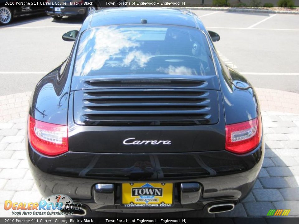 2010 Porsche 911 Carrera Coupe Black / Black Photo #6
