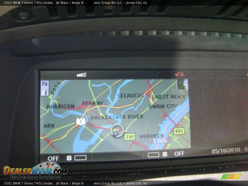 2002 BMW 7 Series 745Li Sedan Jet Black / Beige III Photo #21
