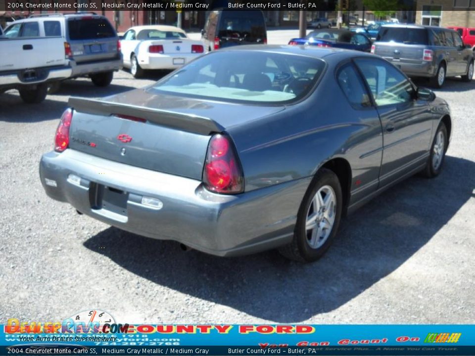 2004 Chevrolet Monte Carlo SS Medium Gray Metallic / Medium Gray Photo #2