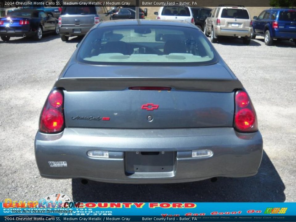 2004 Chevrolet Monte Carlo SS Medium Gray Metallic / Medium Gray Photo #3