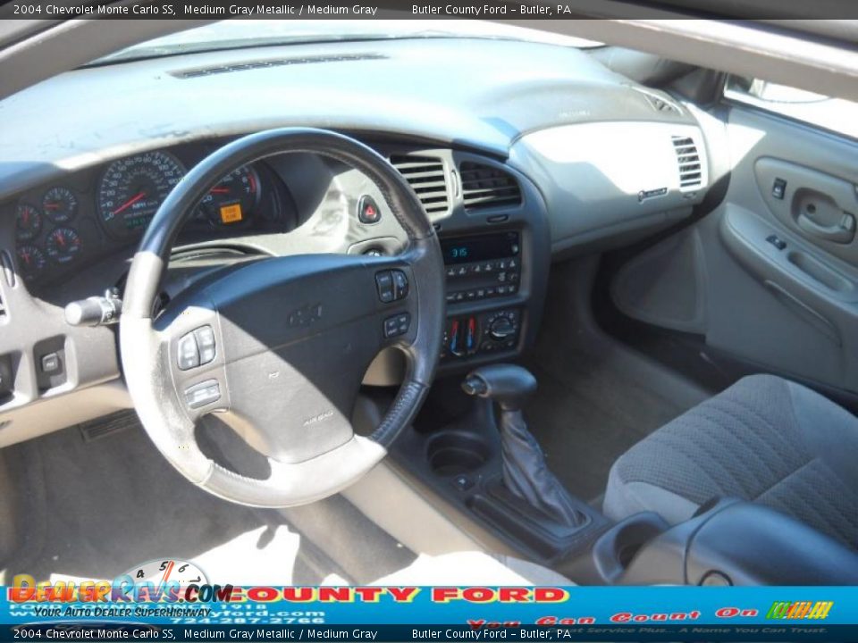 2004 Chevrolet Monte Carlo SS Medium Gray Metallic / Medium Gray Photo #7